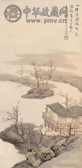 孙雪泥 春愁图 立轴 纸本