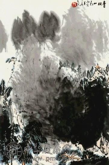 孙克纲 青城山色 镜心 纸本