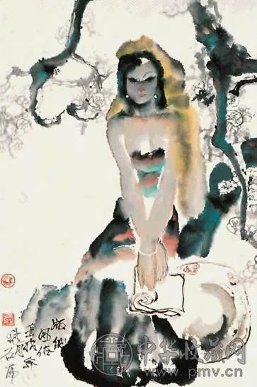 石虎 版纳风俗 镜心 纸本