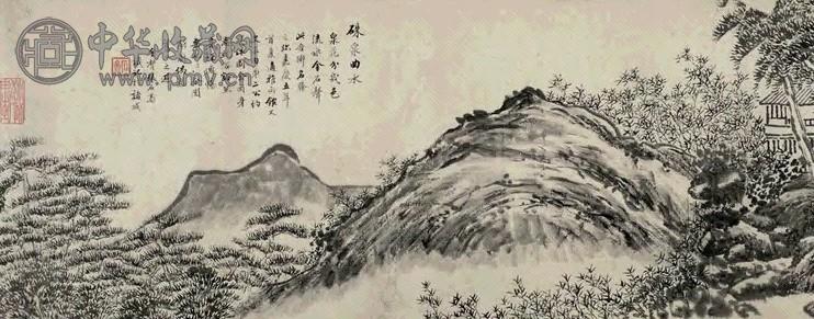 方士庶 筱园图 卷