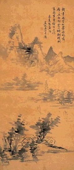 居廉 富贵寿考 立轴 设色纸本