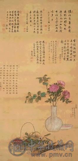 马逸 1728年作 九熟图 镜心 设色绢本
