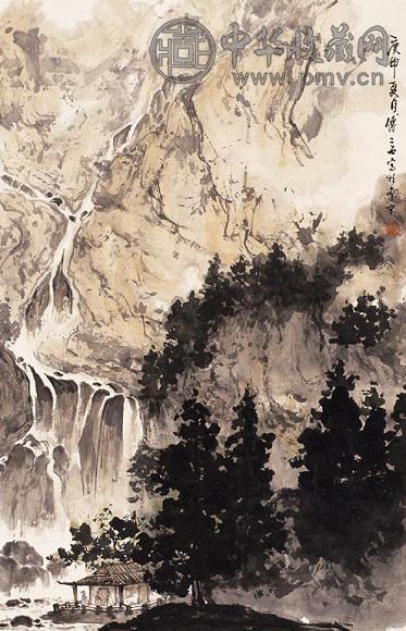 傅二石 山水 立轴