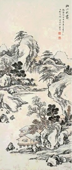 潘恭寿 山水 立轴 纸本