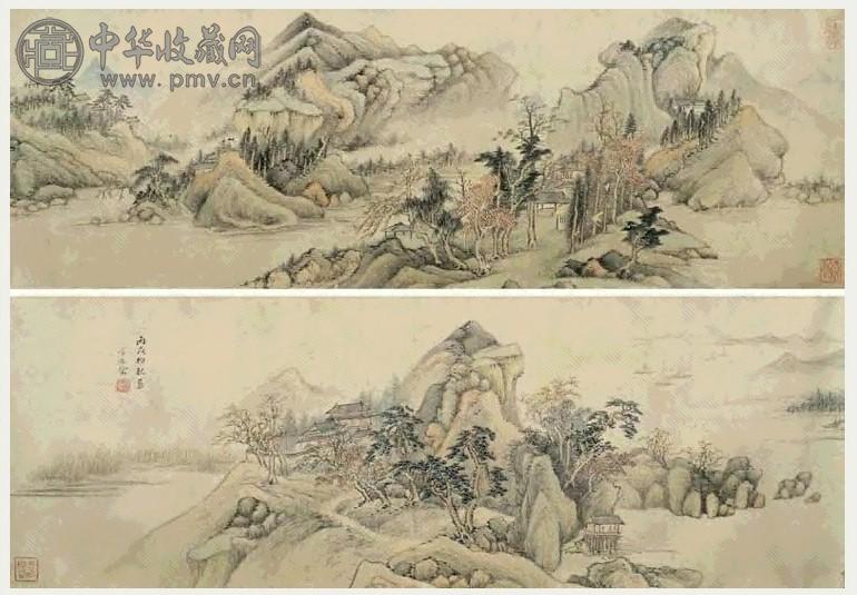 明末清初 卞文瑜 秋江图 卷