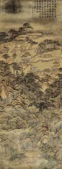 钱维城 杨州平山堂图 镜心