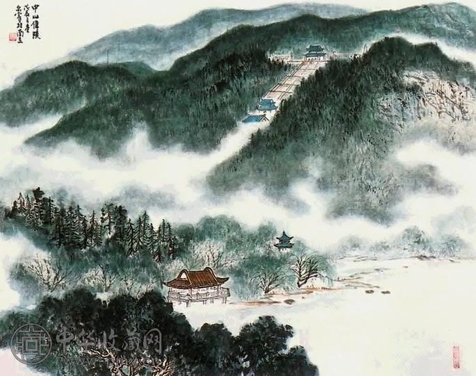 张尔滨 中山陵 镜心 纸本