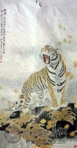 冯大中 啸怀 镜心 设色纸本