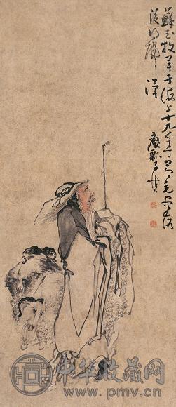 黄慎 人物 立轴