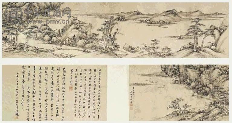 清 董邦达 山水 卷