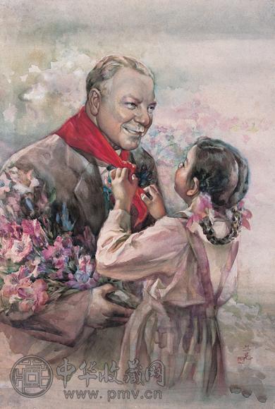 谢之光 红领巾与伏老