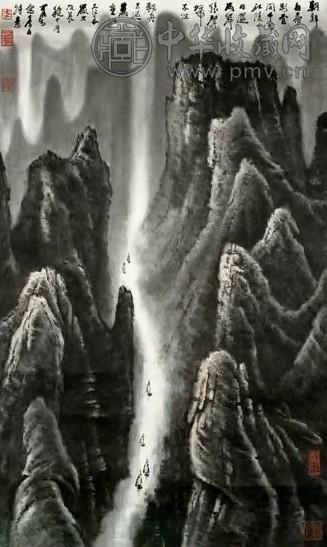 李可染 山水 轴