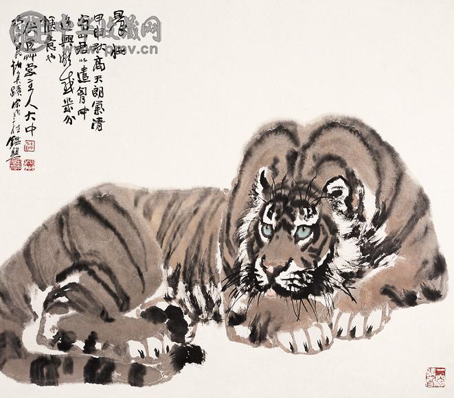 冯大中 2004年作 晨妆 镜心 纸本