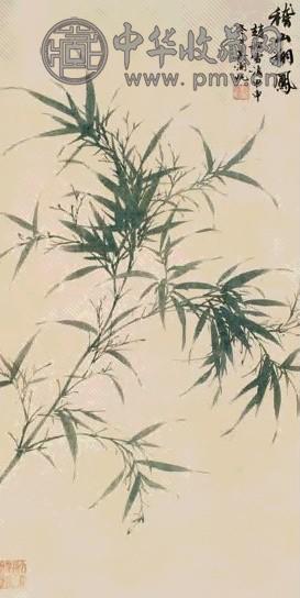 吴湖帆 稽山翔凤 立轴 设色纸本