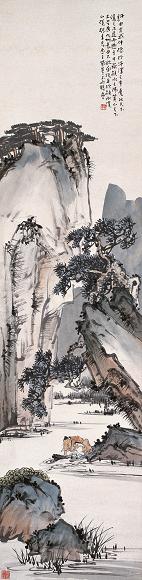 张聿光 山水 立轴