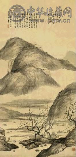 清 戴熙 梅花书屋 轴