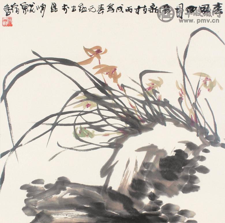 寇元勋 春风四月 镜心 设色纸本