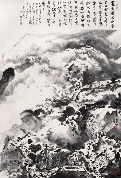 杨彦 2004年作 瑞雪图 镜心 水墨纸本