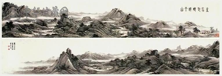 现代 刘克智 山水 卷