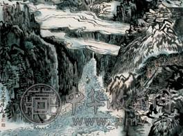 陆一飞 署江夏雪 立轴 设色纸本