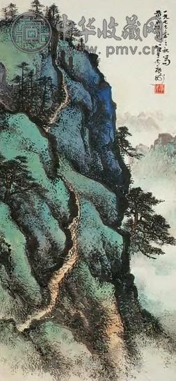 黎雄才 1977年作 黄山图 立轴 纸本