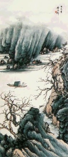 黄君璧 山水 镜心 纸本