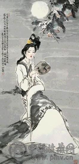 白伯骅 1995年 思乡 立轴 设色纸本