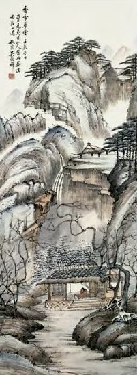 吴穀祥 香雪草堂图 轴