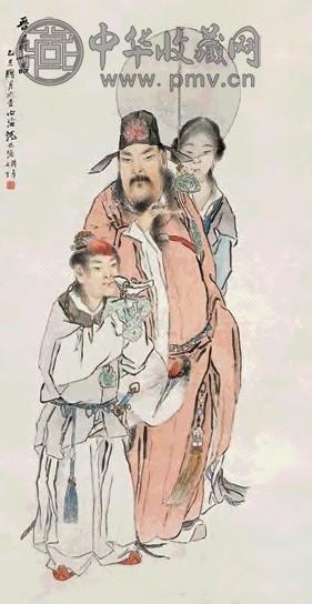 沈兆涵 晋爵一品 立轴 设色纸本