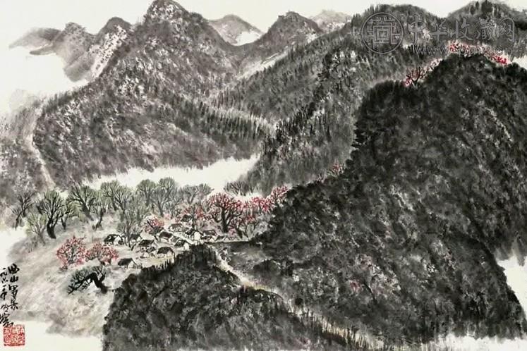 赵望云 西山风景 轴