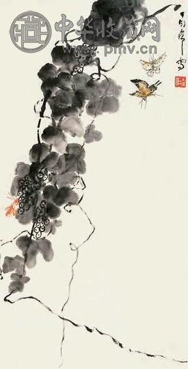 丁衍庸 花卉 立轴