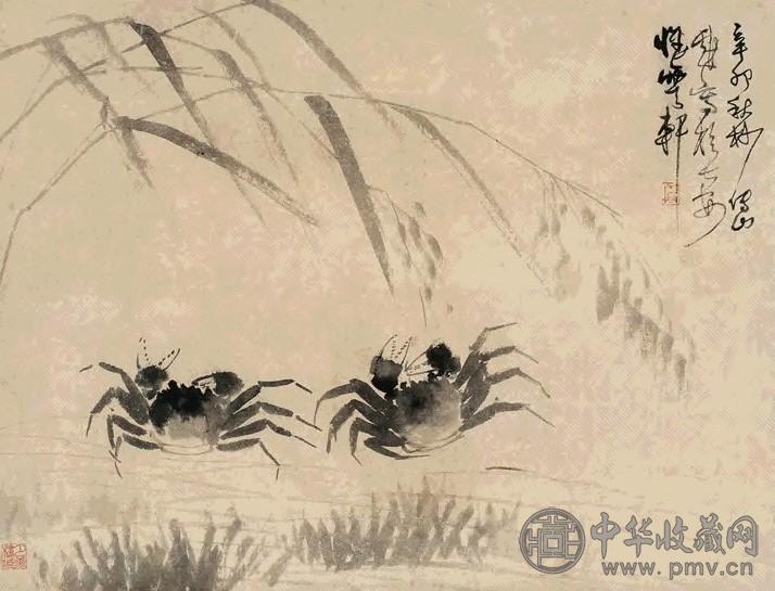 傅山 二甲传胪图 立轴 水墨纸本