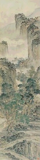 沈周 山水 立轴 纸本