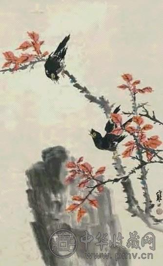 江寒汀 花鸟 立轴