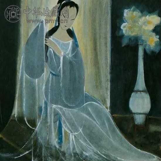 林风眠 现代 仕女 镜心