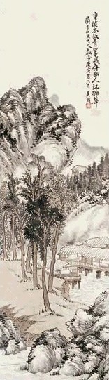 吴涛 山水 轴