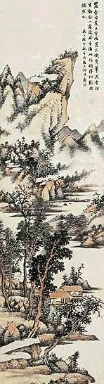 徐行敏 山水 轴