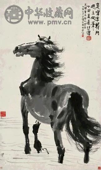 近现代 徐悲鸿 马 轴