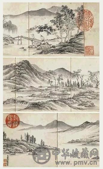 清 董邦达 山水 册