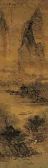 蓝瑛 峰雨色图 轴