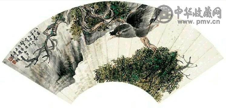 花と鳥の絵柄 扇面 画家 在铭 秦梦九花鸟扇面设色纸本收藏资讯|艺术家|书画家|书画名人|书法家-中华