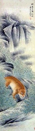 任预 动物 立轴 设色纸本