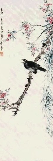 颜伯龙 花鳥圖 鸟语花香——颜伯龙花鸟画欣赏_写实_国画_能力