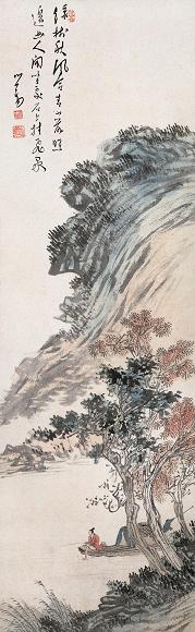 溥儒 山水 立轴 纸本
