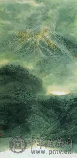 吕绍福 峡江情思 立轴 纸本