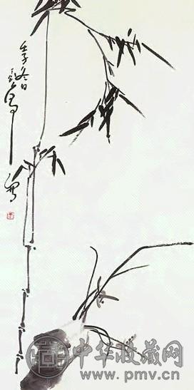 近现代 丁衍庸 兰竹 轴