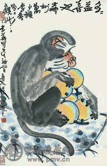 李雁 多多益善 立轴 设色