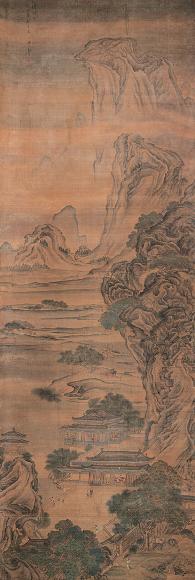 刘璧 绿野堂 立轴 绢本