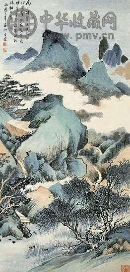 吴华源 春山暖翠 轴