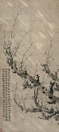 金农 梅花 立轴 水墨纸本